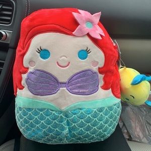 Ariel & Flounder Squishmallow Pair
